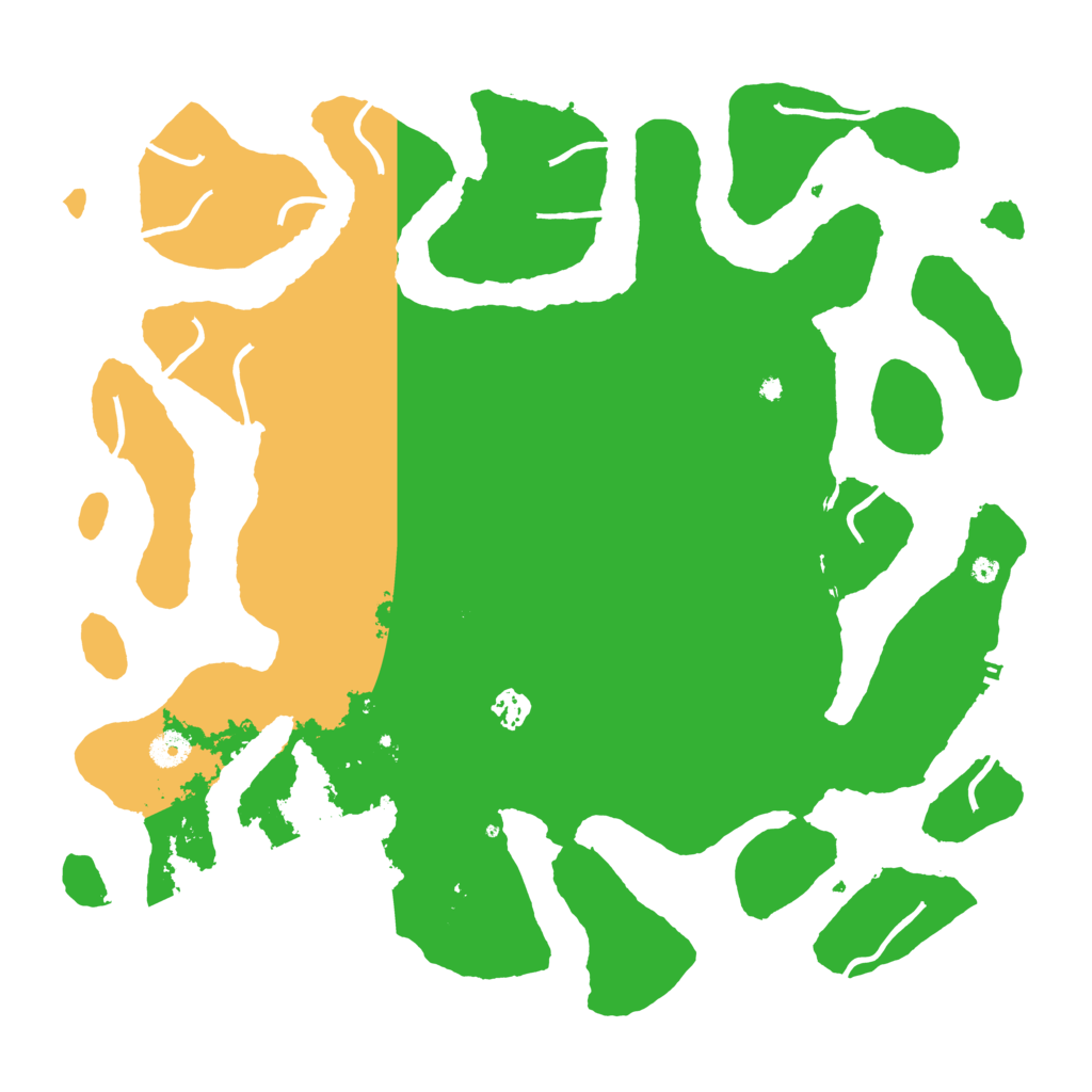 Biome Rust Map: Procedural Map, Size: 4300, Seed: 57325