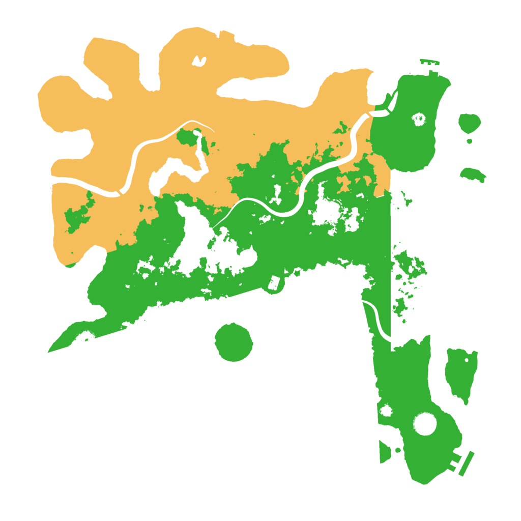 Biome Rust Map: Procedural Map, Size: 4000, Seed: 344270356