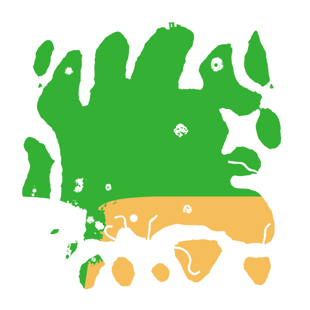 Biome Rust Map: Procedural Map, Size: 3550, Seed: 399444