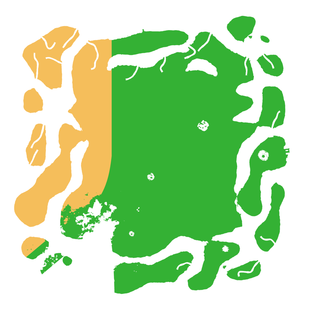 Biome Rust Map: Procedural Map, Size: 4500, Seed: 42937612