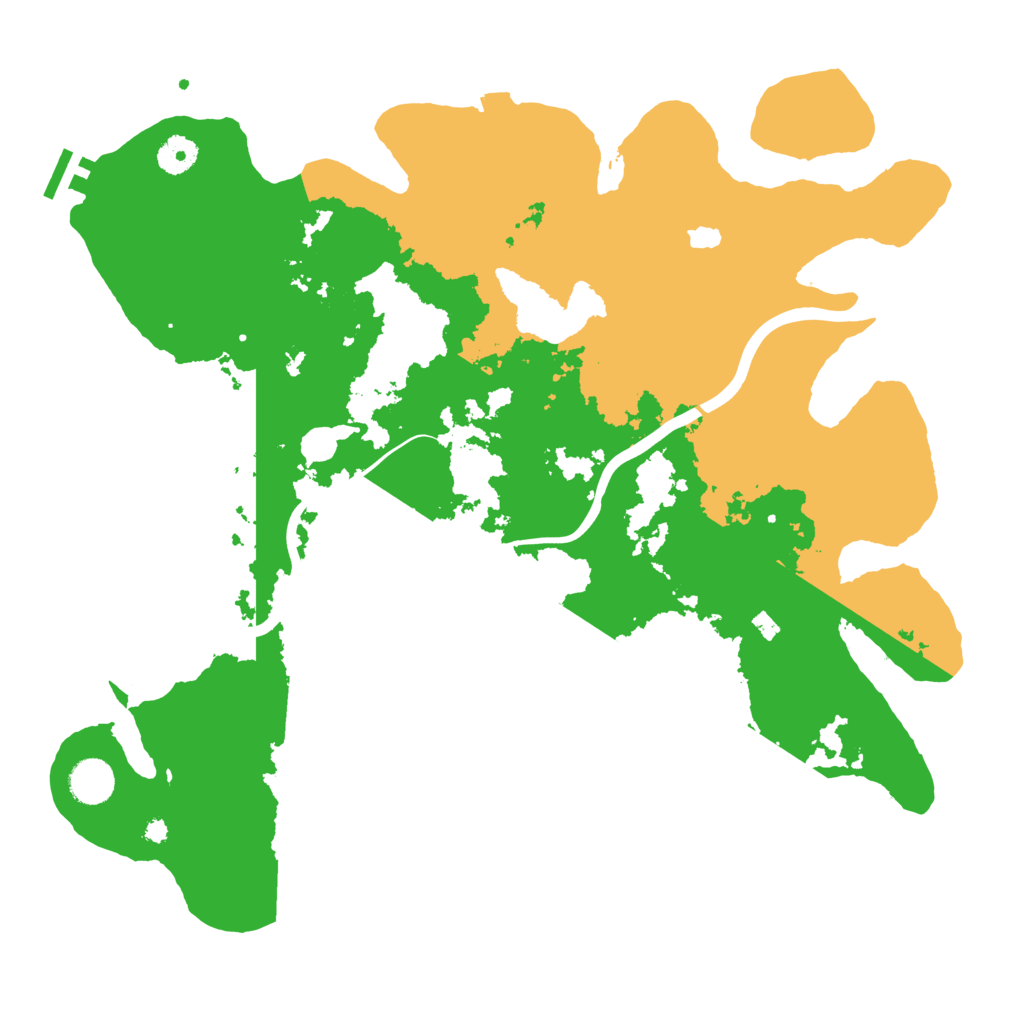 Biome Rust Map: Procedural Map, Size: 4000, Seed: 884901