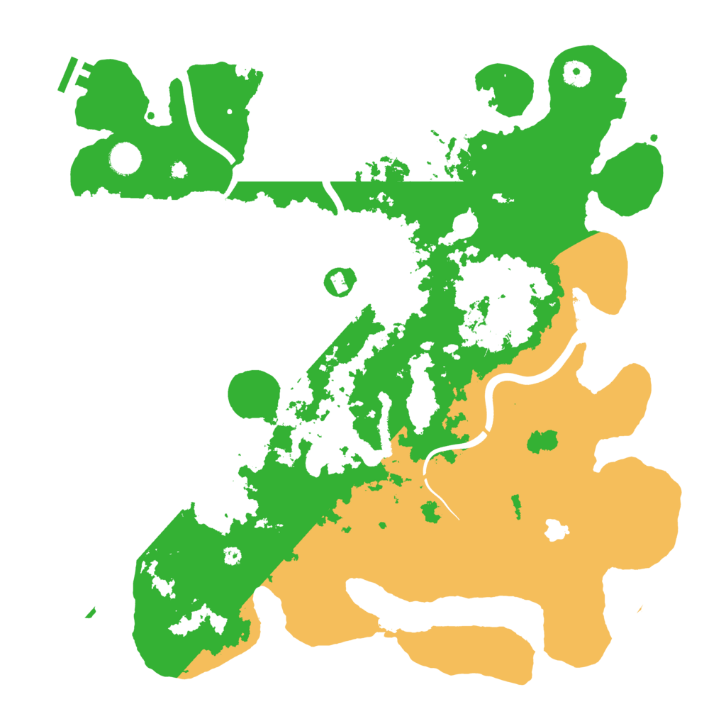 Biome Rust Map: Procedural Map, Size: 4000, Seed: 17597