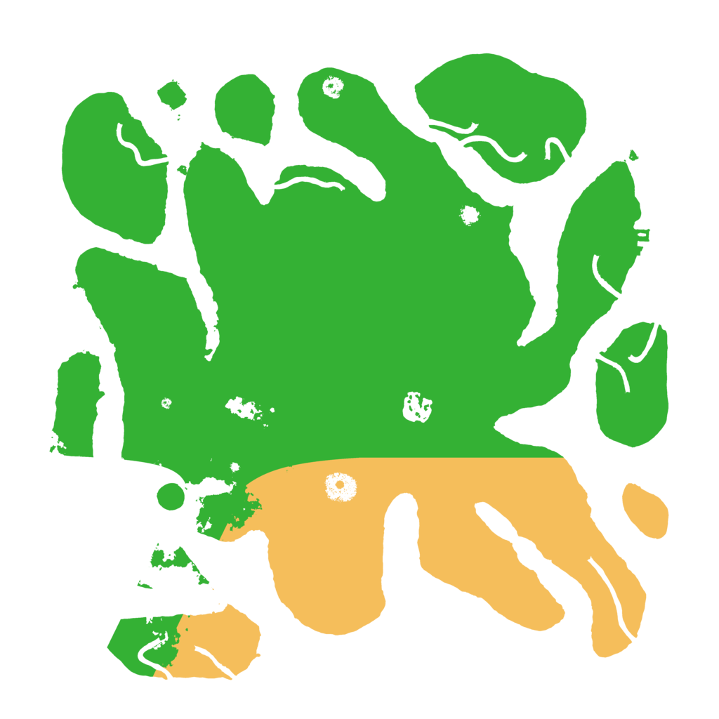 Biome Rust Map: Procedural Map, Size: 3550, Seed: 881348