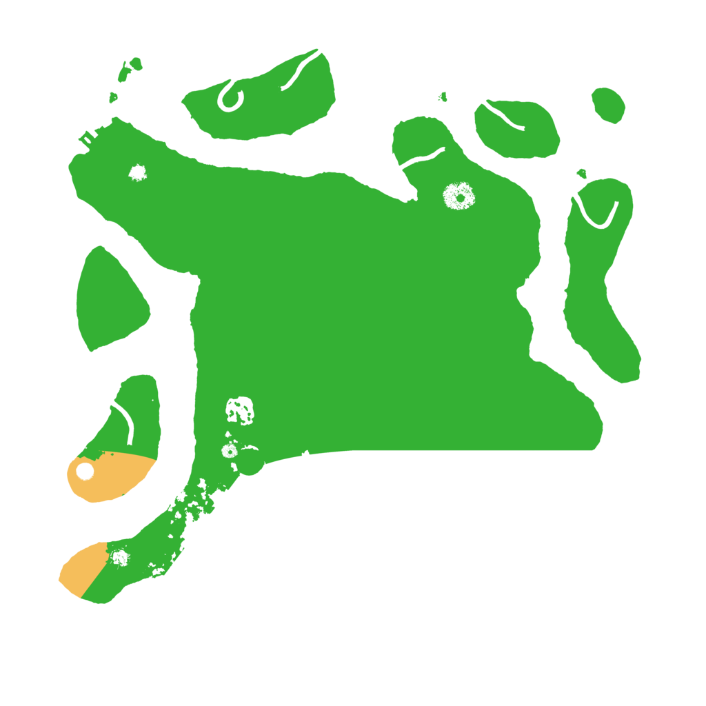 Biome Rust Map: Procedural Map, Size: 3550, Seed: 86969