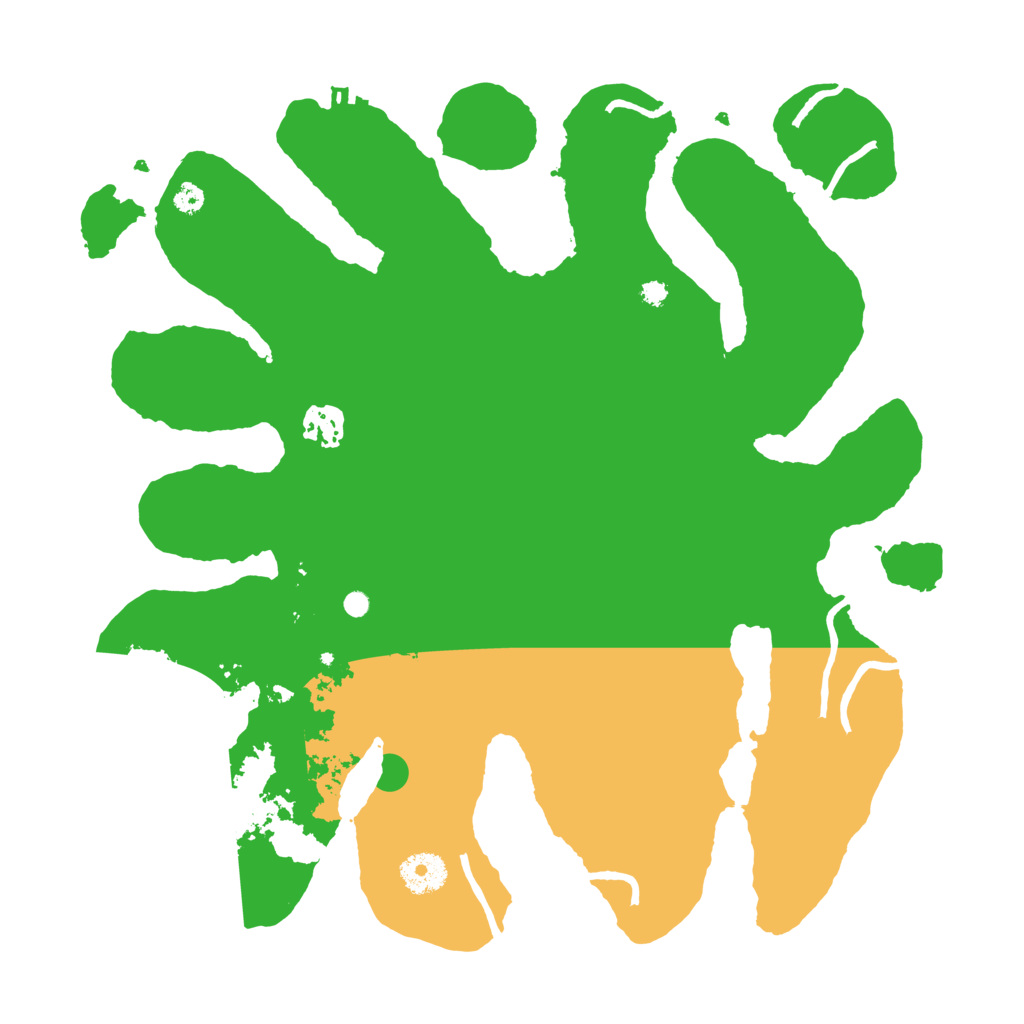 Biome Rust Map: Procedural Map, Size: 3550, Seed: 984186