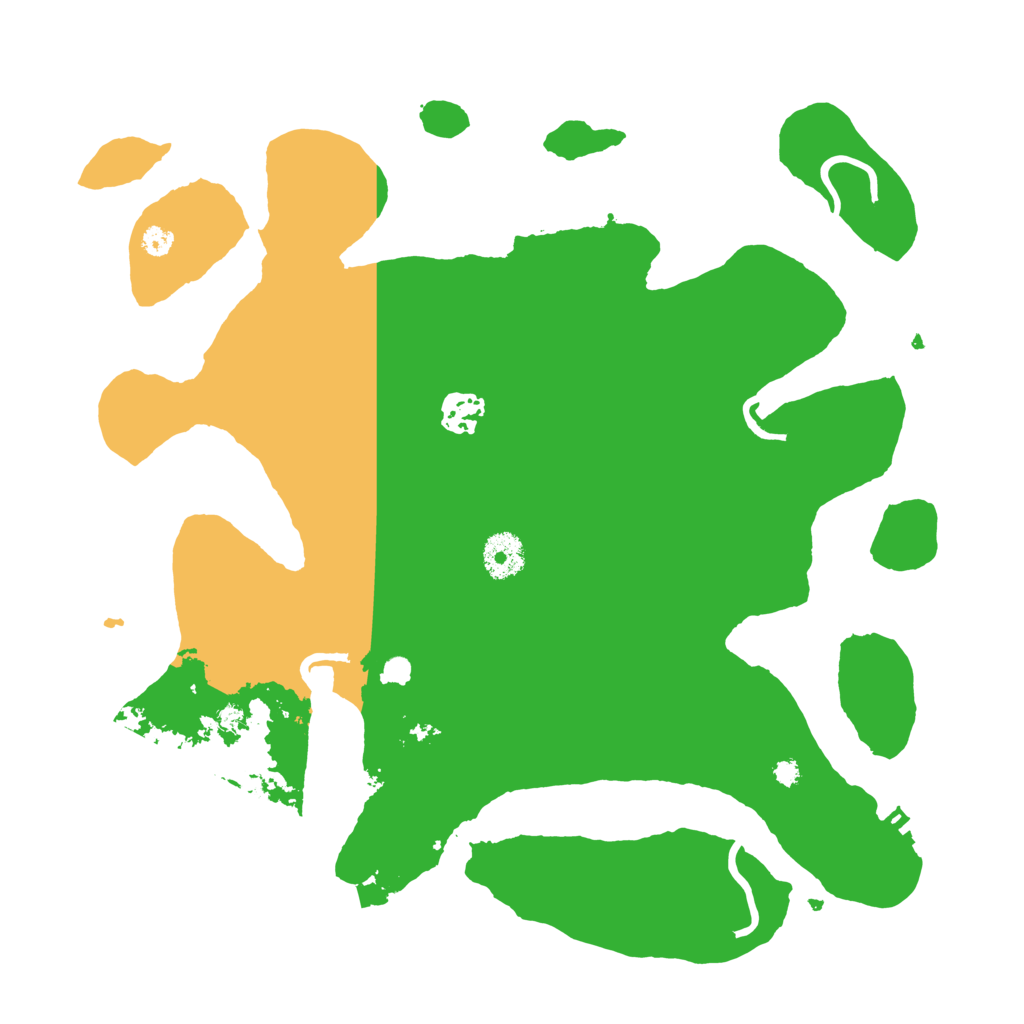 Biome Rust Map: Procedural Map, Size: 3500, Seed: 1634652578