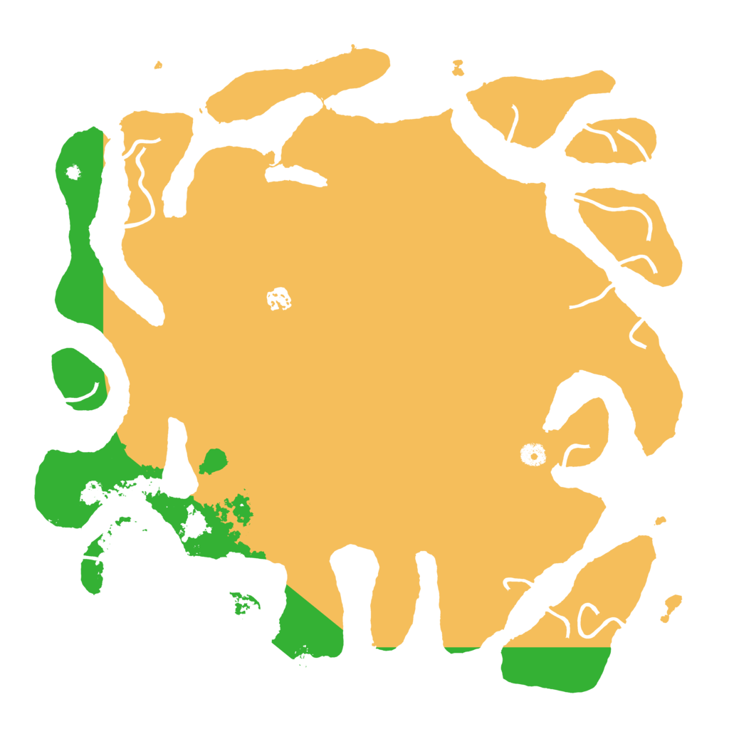 Biome Rust Map: Procedural Map, Size: 4500, Seed: 5468