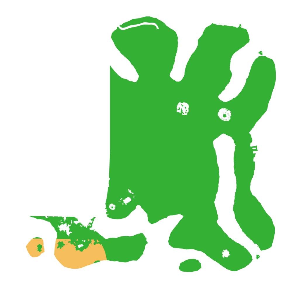 Biome Rust Map: Procedural Map, Size: 3500, Seed: 261534161