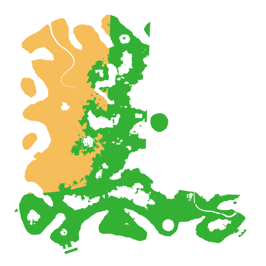 Biome Rust Map: Procedural Map, Size: 4000, Seed: 33452623