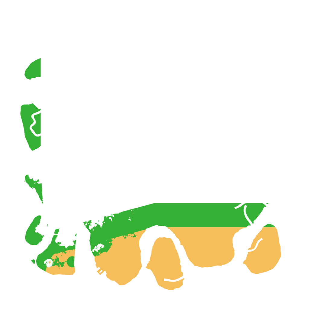 Biome Rust Map: Procedural Map, Size: 3700, Seed: 123412