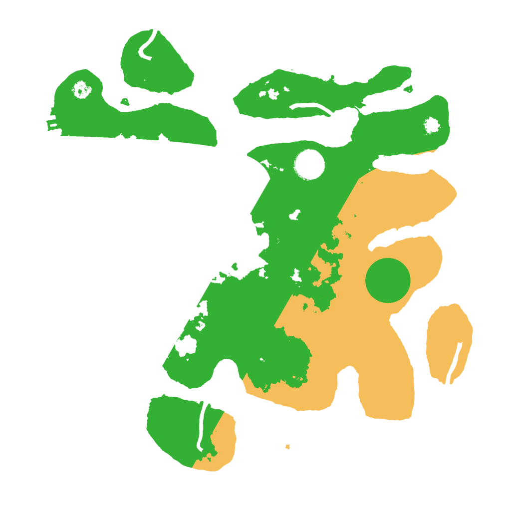 Biome Rust Map: Procedural Map, Size: 3000, Seed: 15592