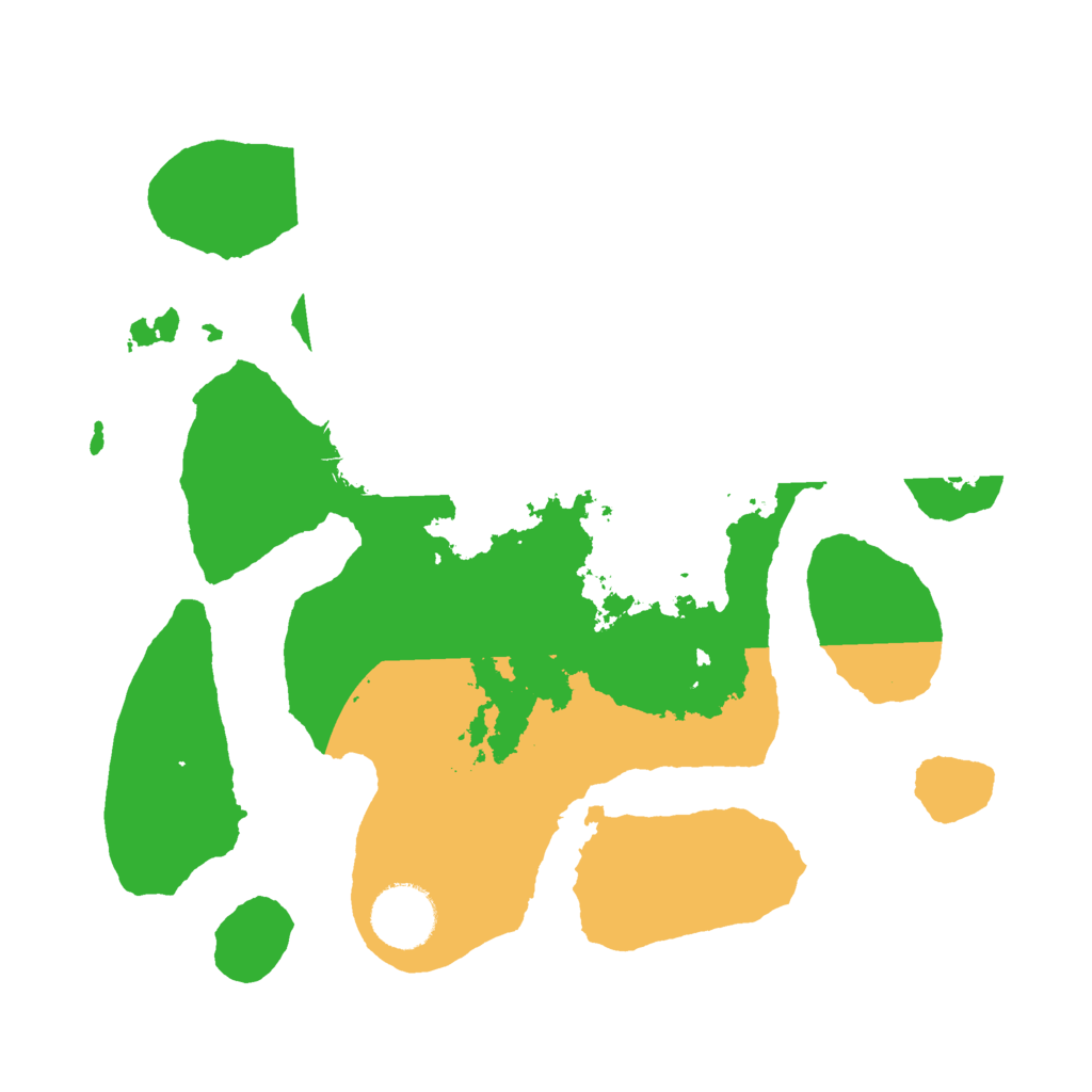 Biome Rust Map: Barren, Size: 3000, Seed: 23523