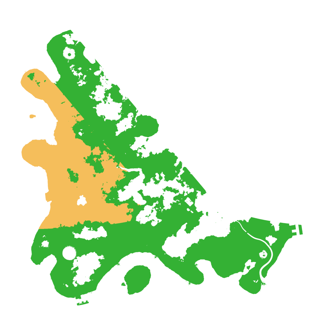 Biome Rust Map: Procedural Map, Size: 4000, Seed: 8745845