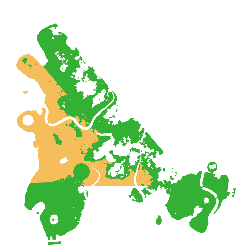 Biome Rust Map: Procedural Map, Size: 4000, Seed: 8745845