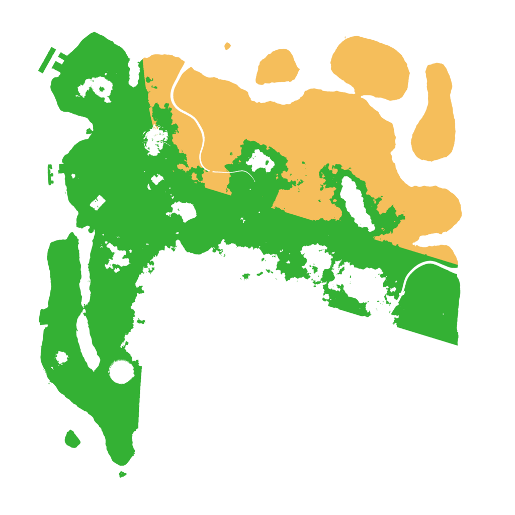 Biome Rust Map: Procedural Map, Size: 3800, Seed: 69746