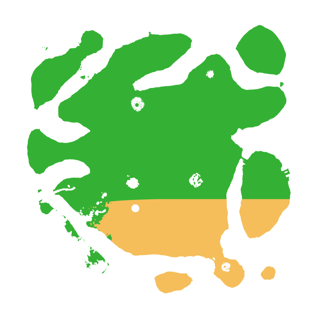 Biome Rust Map: Procedural Map, Size: 3550, Seed: 864652