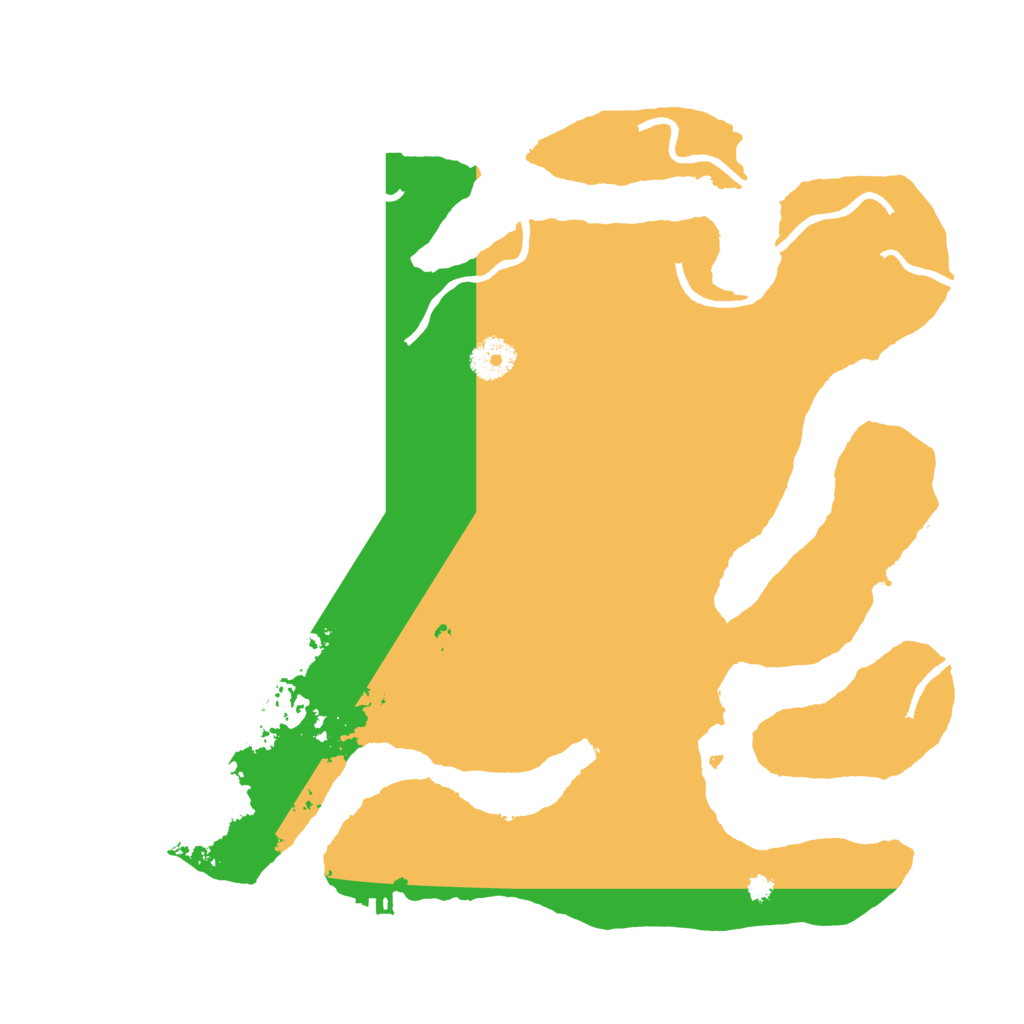 Biome Rust Map: Procedural Map, Size: 3550, Seed: 199094