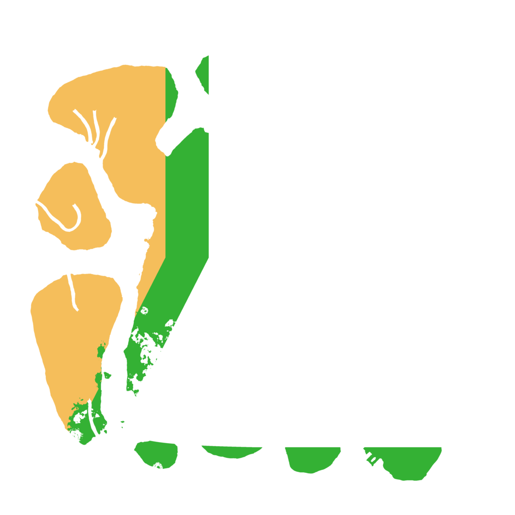 Biome Rust Map: Procedural Map, Size: 3550, Seed: 821408