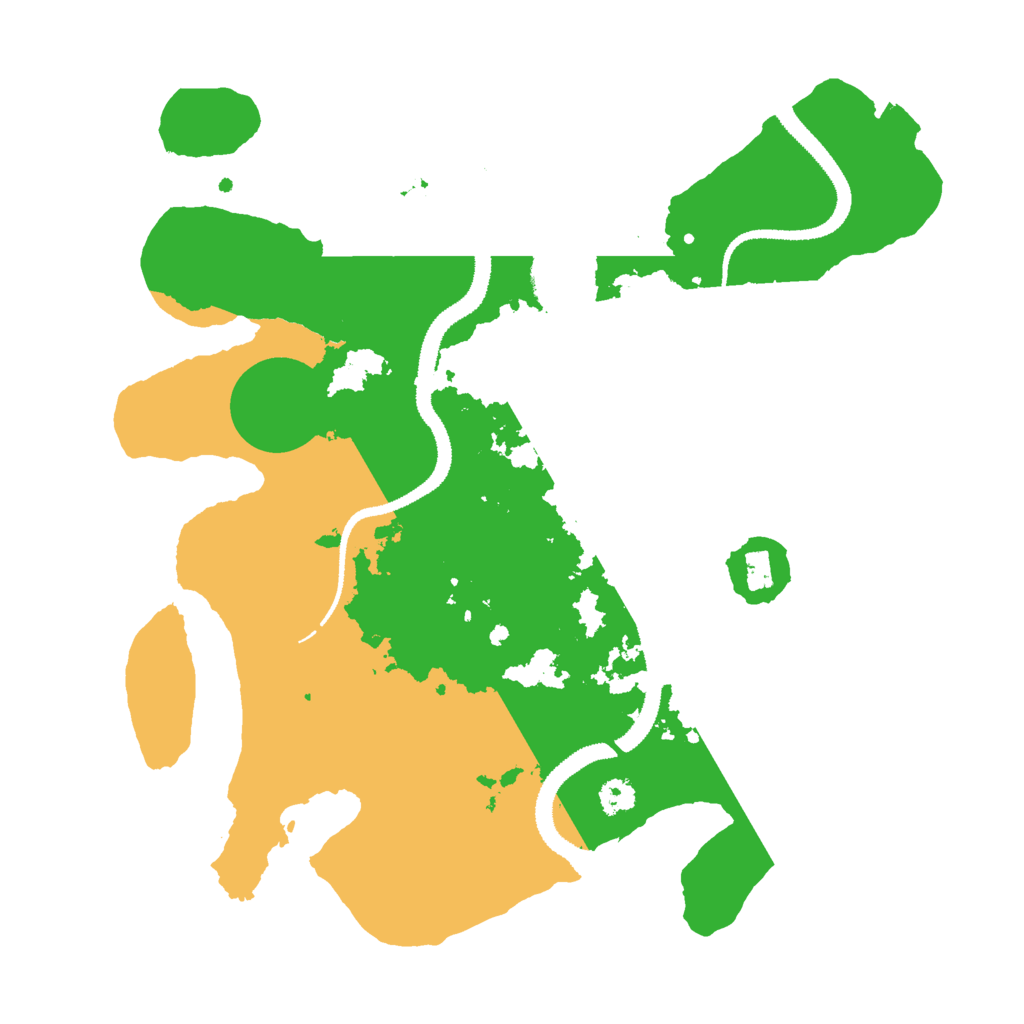 Biome Rust Map: Procedural Map, Size: 2900, Seed: 424242