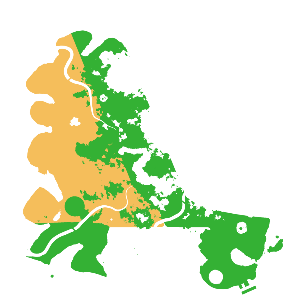 Biome Rust Map: Procedural Map, Size: 4000, Seed: 460811