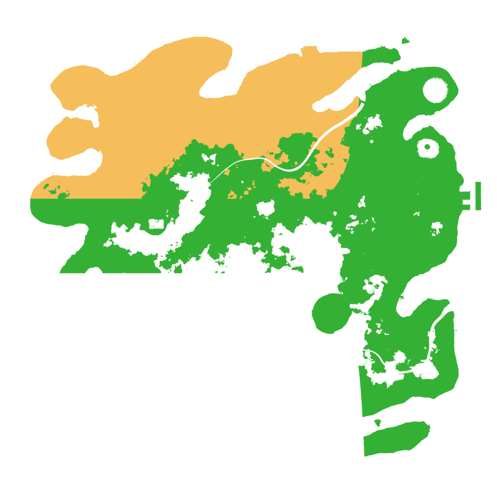 Biome Rust Map: Procedural Map, Size: 3550, Seed: 902913