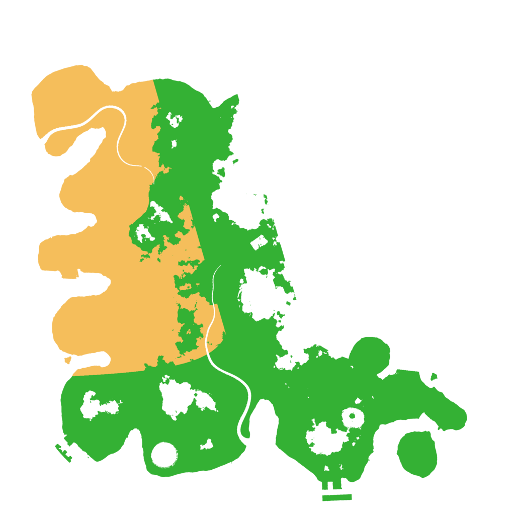 Biome Rust Map: Procedural Map, Size: 3550, Seed: 235920