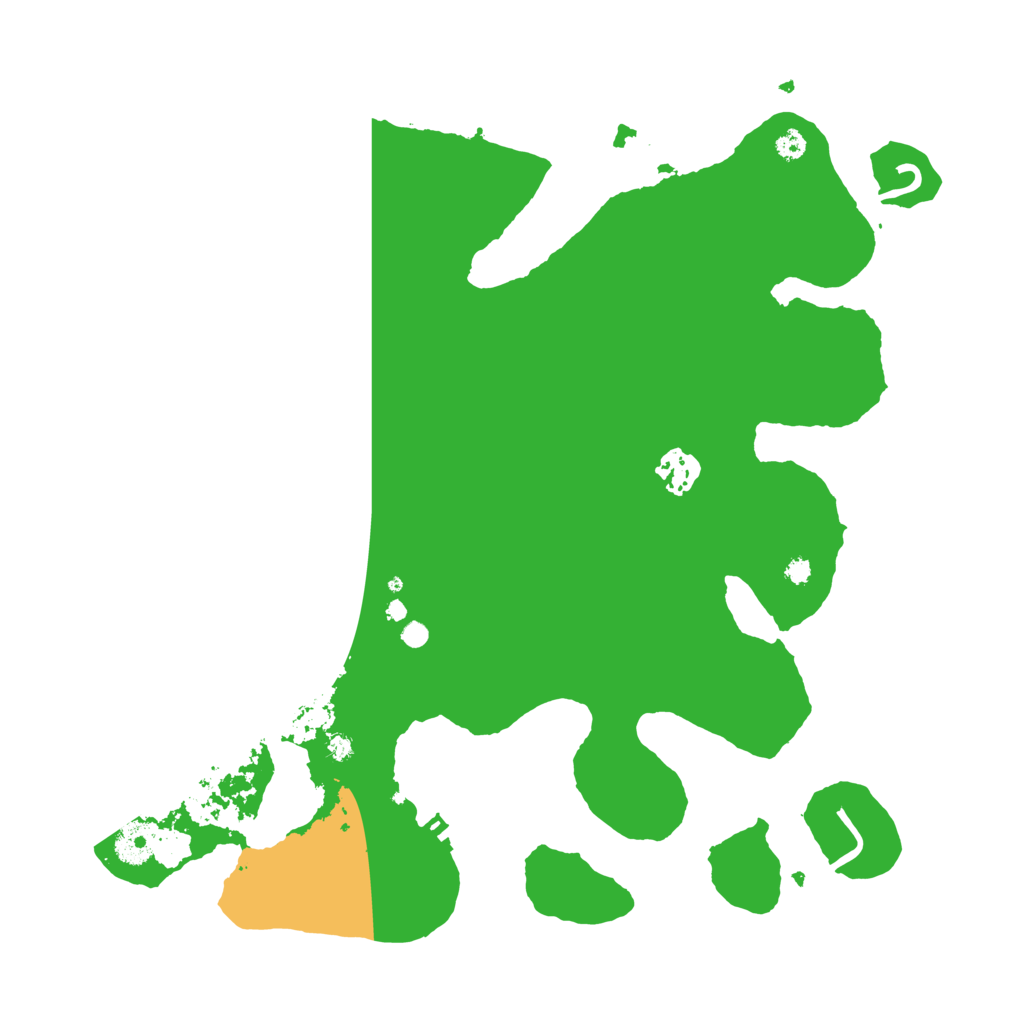 Biome Rust Map: Procedural Map, Size: 3550, Seed: 904340