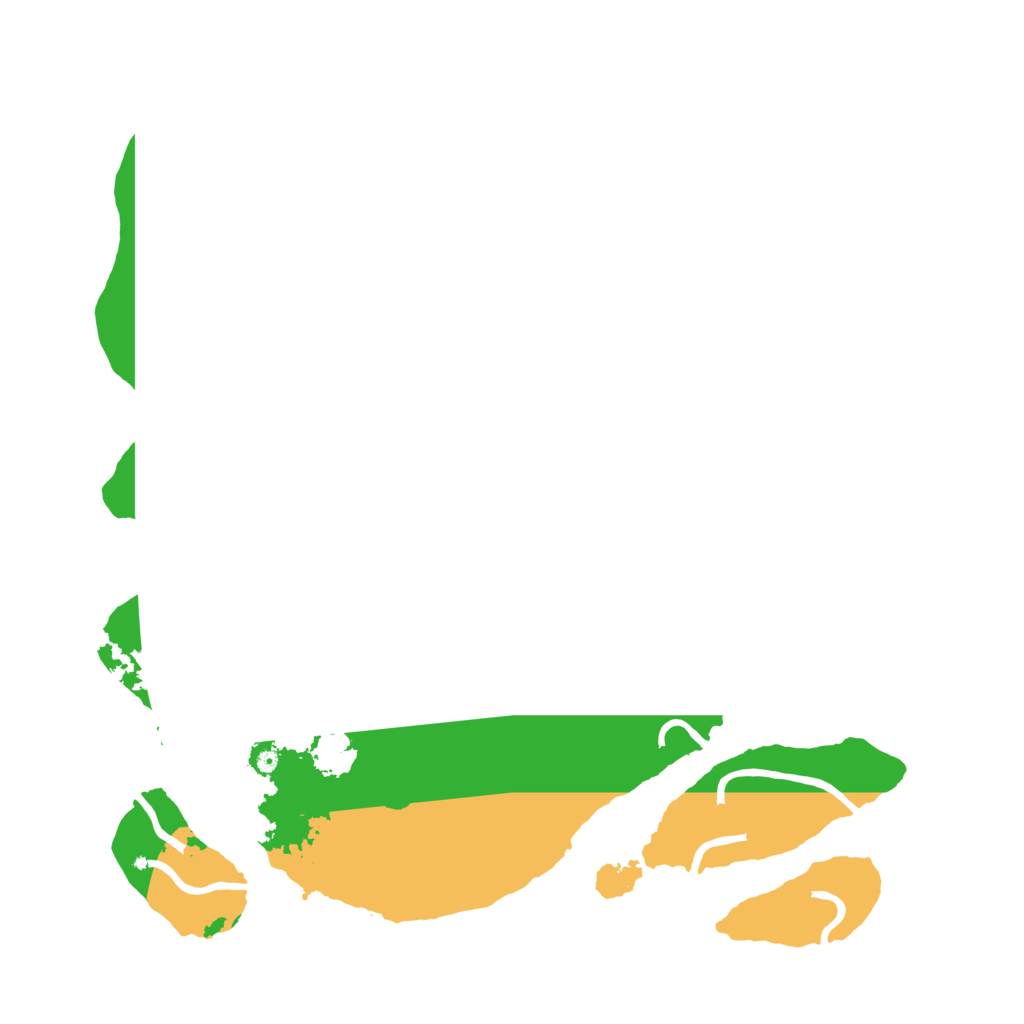 Biome Rust Map: Procedural Map, Size: 3550, Seed: 406181891