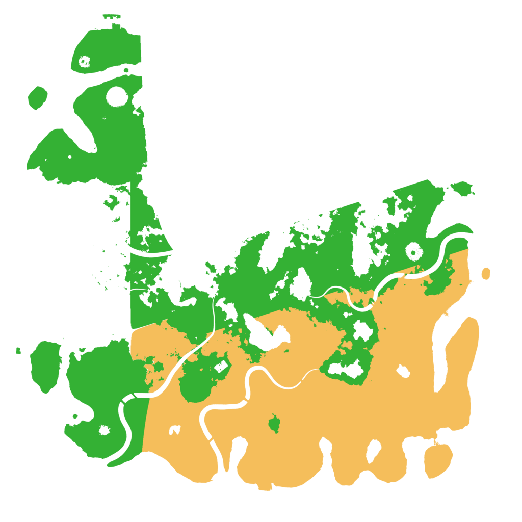 Biome Rust Map: Procedural Map, Size: 4500, Seed: 1540582707