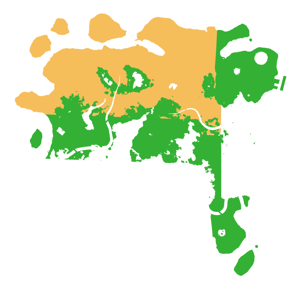 Biome Rust Map: Procedural Map, Size: 4000, Seed: 1134986880