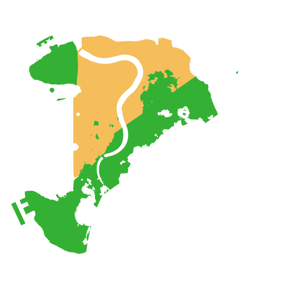 Biome Rust Map: Procedural Map, Size: 2500, Seed: 2659
