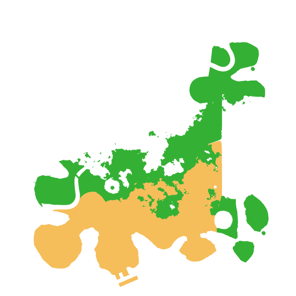Biome Rust Map: Procedural Map, Size: 3000, Seed: 132383727