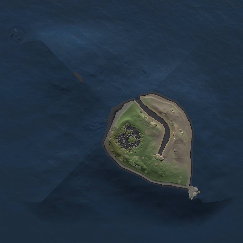 Rust Map: Procedural Map, Size: 1000, Seed: 1688983294, 3 Monuments