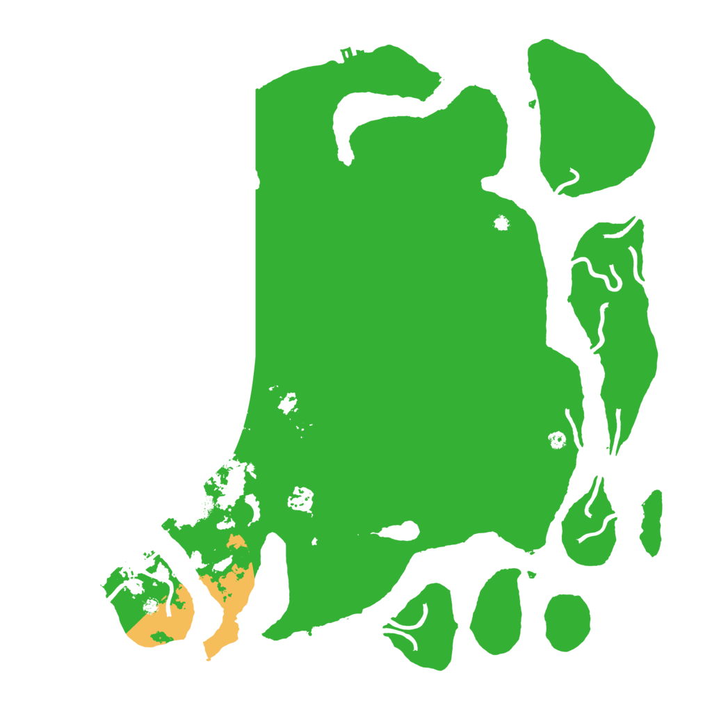 Biome Rust Map: Procedural Map, Size: 4200, Seed: 4720