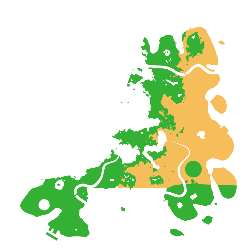 Biome Rust Map: Procedural Map, Size: 4000, Seed: 345667454