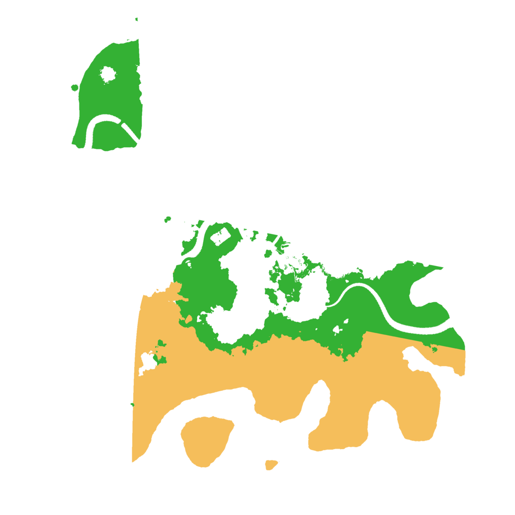 Biome Rust Map: Procedural Map, Size: 3000, Seed: 1613406451