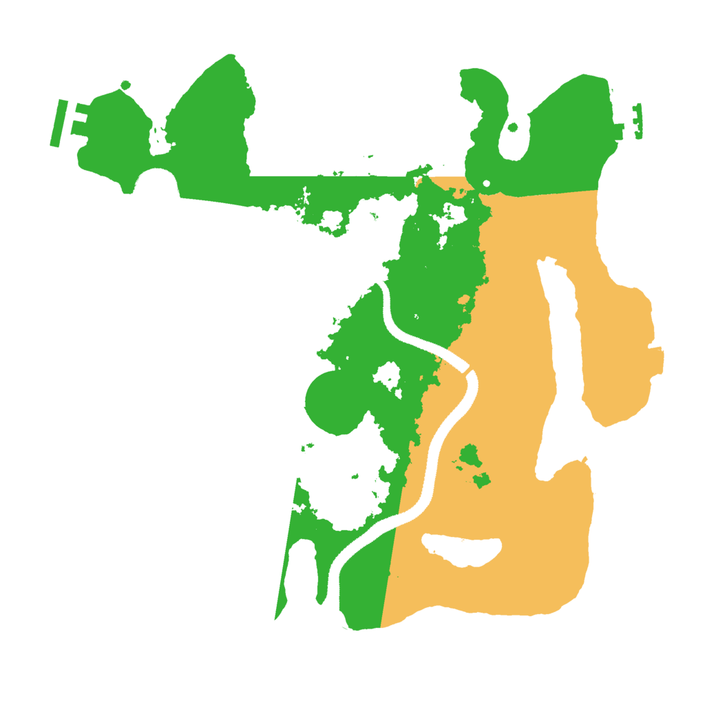 Biome Rust Map: Procedural Map, Size: 3000, Seed: 606758219