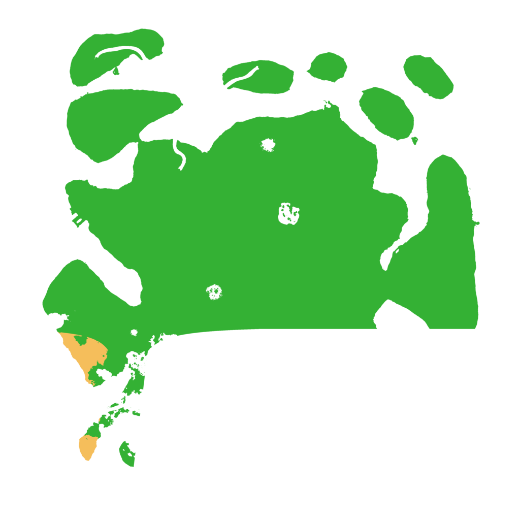 Biome Rust Map: Procedural Map, Size: 3500, Seed: 23232425