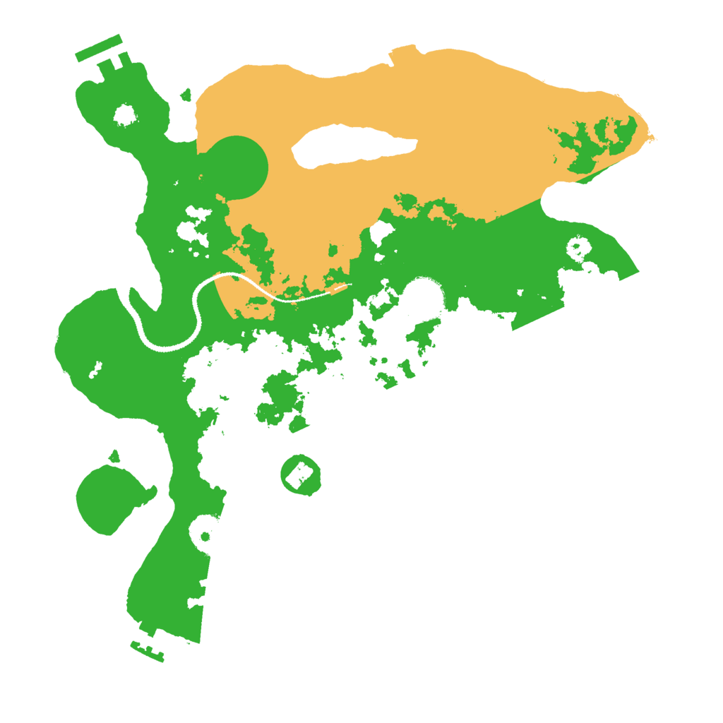 Biome Rust Map: Procedural Map, Size: 3000, Seed: 719232927