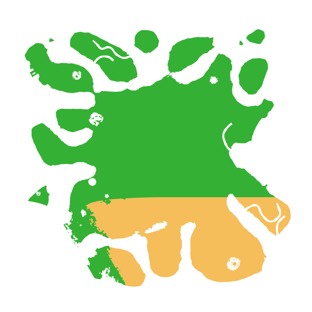 Biome Rust Map: Procedural Map, Size: 3550, Seed: 627999