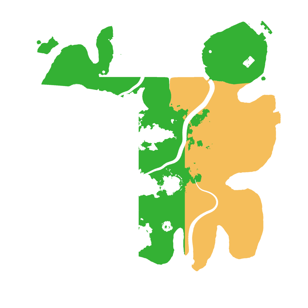 Biome Rust Map: Procedural Map, Size: 3000, Seed: 154986355