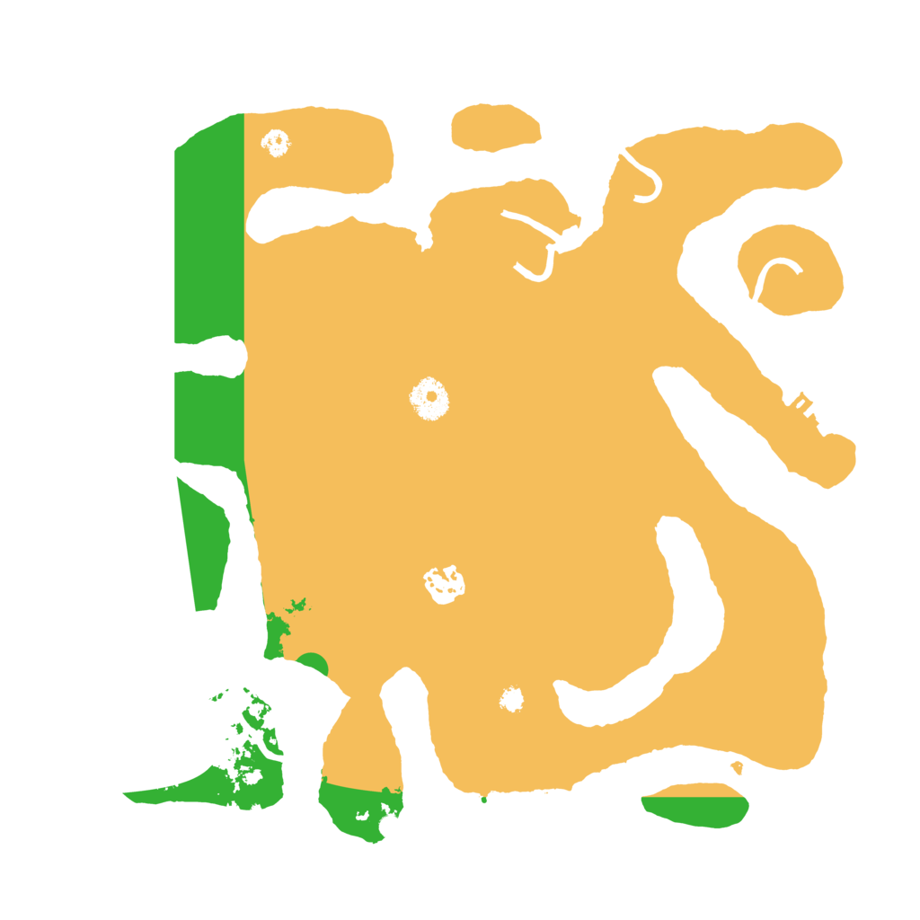 Biome Rust Map: Procedural Map, Size: 3500, Seed: 9459