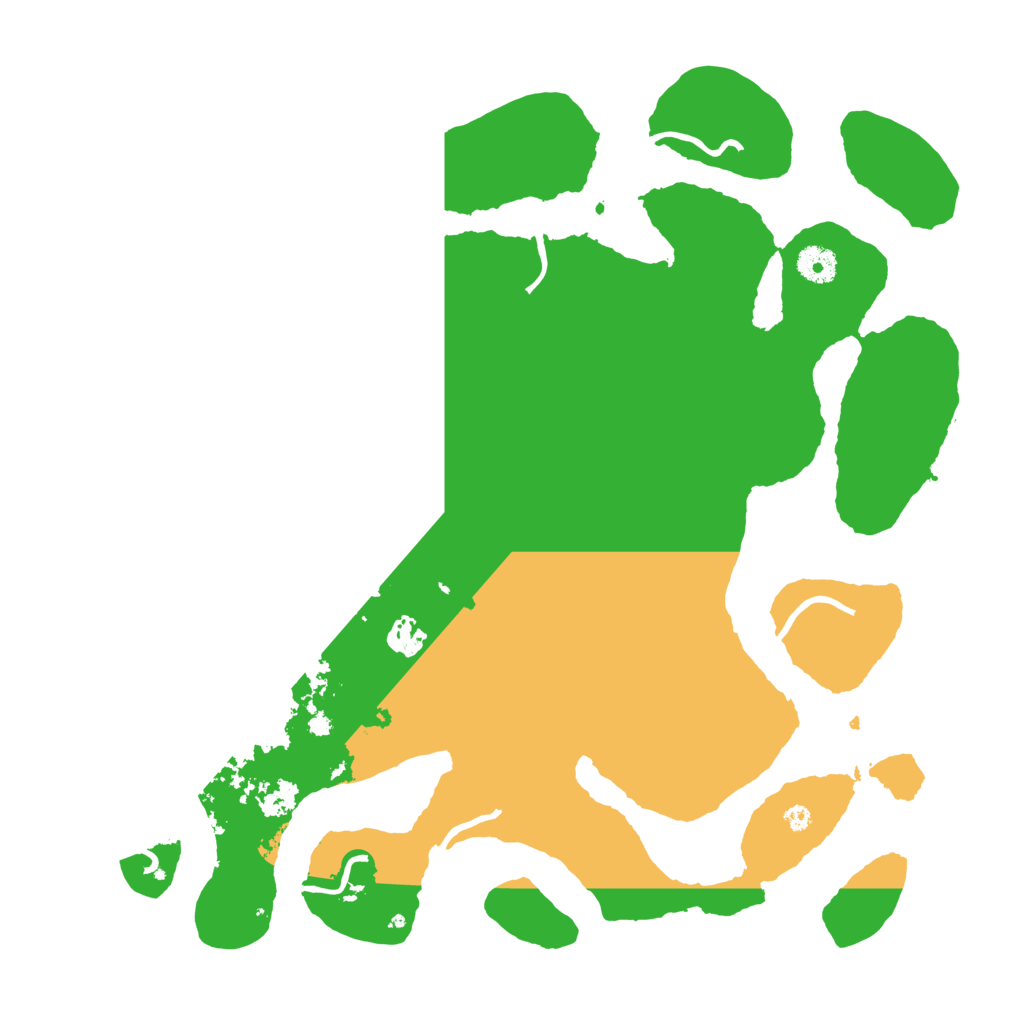 Biome Rust Map: Procedural Map, Size: 4000, Seed: 152958