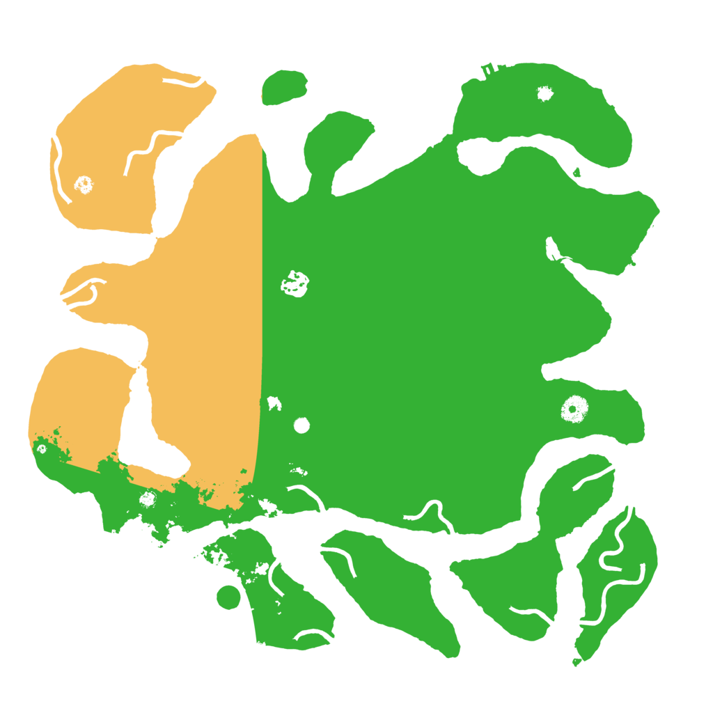 Biome Rust Map: Procedural Map, Size: 4000, Seed: 166585