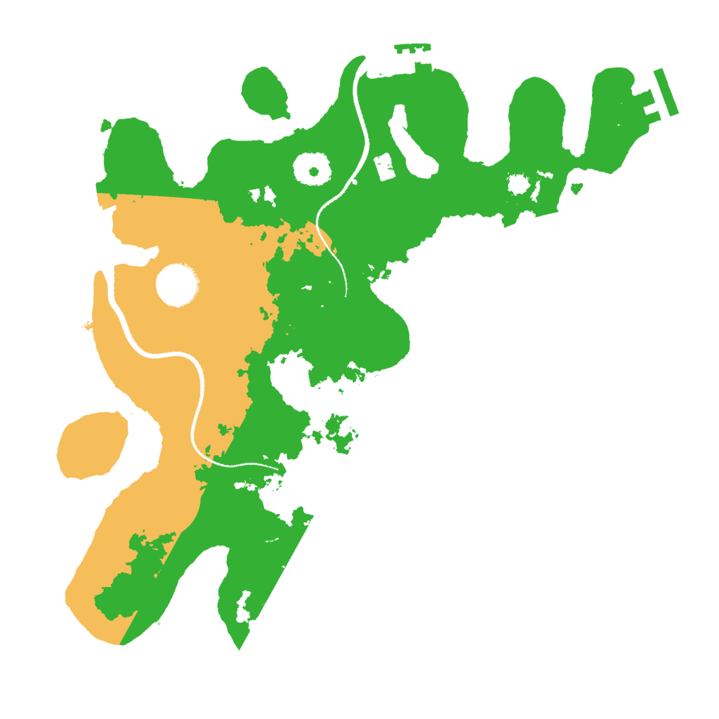 Biome Rust Map: Procedural Map, Size: 3000, Seed: 911769