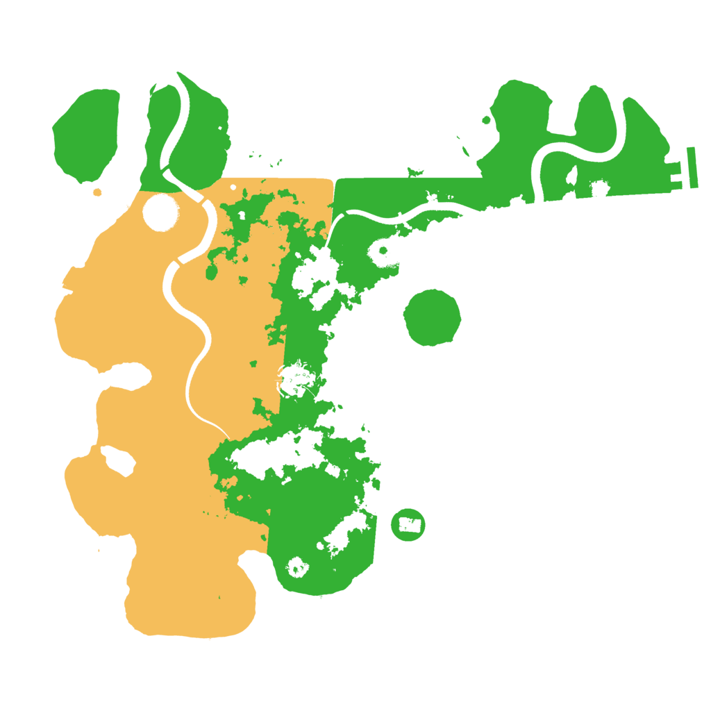 Biome Rust Map: Procedural Map, Size: 3500, Seed: 192643