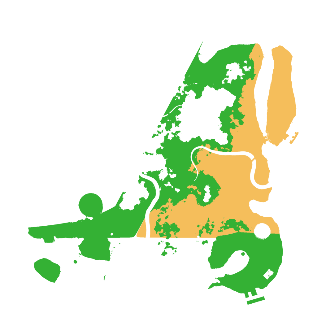 Biome Rust Map: Procedural Map, Size: 3550, Seed: 178622
