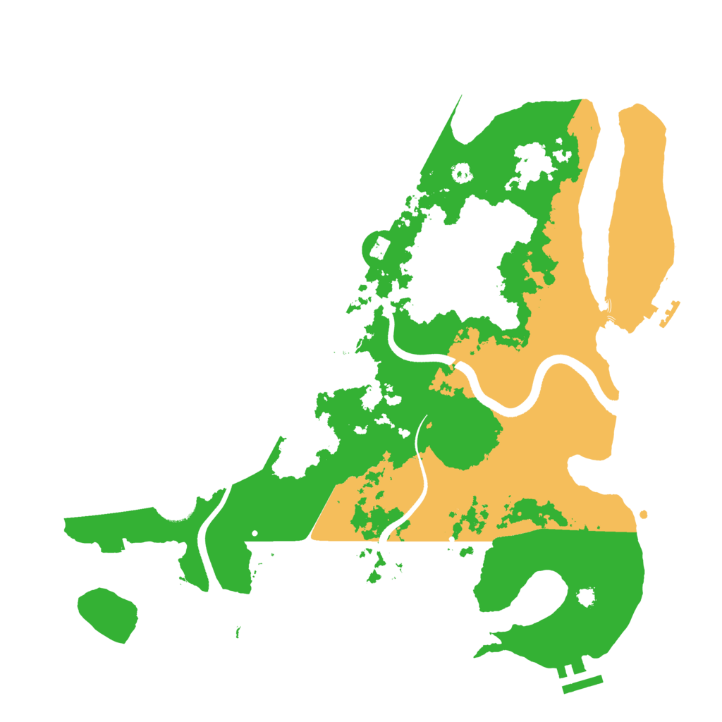 Biome Rust Map: Procedural Map, Size: 3550, Seed: 178622