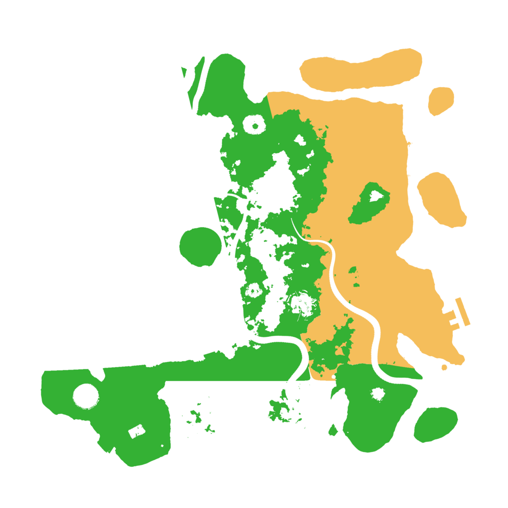 Biome Rust Map: Procedural Map, Size: 3550, Seed: 368100