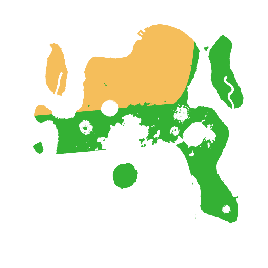 Biome Rust Map: Procedural Map, Size: 3000, Seed: 595346